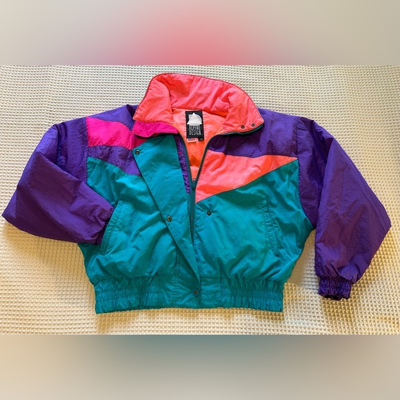 Vintage Alpine Design Goose Down Ski Jacket - Picture 16 of 16